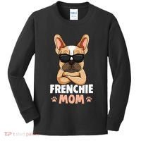 Frenchie Mom French Bulldog Dog Kids Long Sleeve Shirt thumb 0