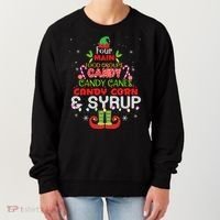 Four Main Food Groups Elf Buddy Christmas Pajama  Women's Sweatshirt thumb 0