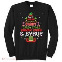 Four Main Food Groups Elf Buddy Christmas Pajama  Sweatshirt thumb 0