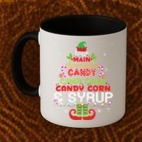 Four Main Food Groups Elf Buddy Christmas Pajama  Coffee Mug thumb 2