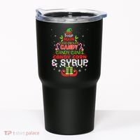Four Main Food Groups Elf Buddy Christmas Pajama  Tumbler thumb 0