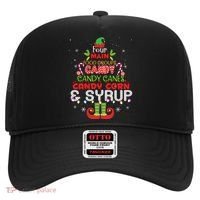 Four Main Food Groups Elf Buddy Christmas Pajama  Hat thumb 0