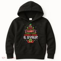Four Main Food Groups Elf Buddy Christmas Pajama  Kids Hoodie thumb 0