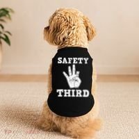 Funny Missing Finger Safety Third Fireworks July 4th Joke Doggie Tank thumb 2