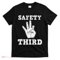 Funny Missing Finger Safety Third Fireworks July 4th Joke T-Shirt thumb 0