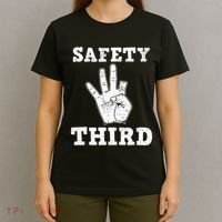 Funny Missing Finger Safety Third Fireworks July 4th Joke T-Shirt thumb 4