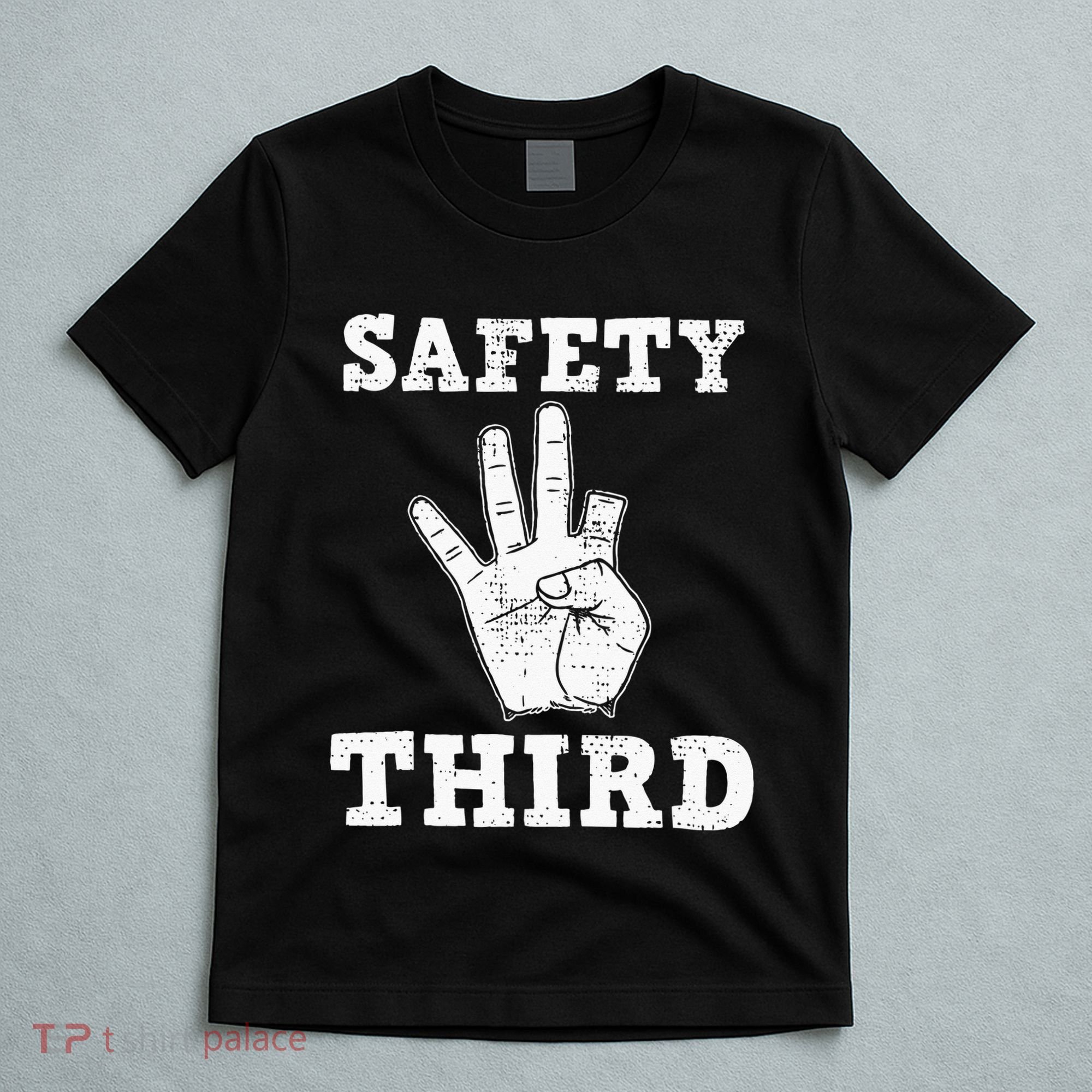 Funny Missing Finger Safety Third Fireworks July 4th Joke T-Shirt