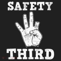 Funny Missing Finger Safety Third Fireworks July 4th Joke Beanie thumb 2