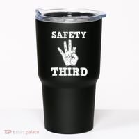 Funny Missing Finger Safety Third Fireworks July 4th Joke Tumbler thumb 0