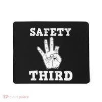 Funny Missing Finger Safety Third Fireworks July 4th Joke Mousepad thumb 0