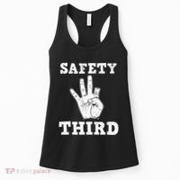 Funny Missing Finger Safety Third Fireworks July 4th Joke Women's Tank Top thumb 0