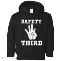 Funny Missing Finger Safety Third Fireworks July 4th Joke Toddler Hoodie thumb 0
