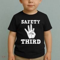 Funny Missing Finger Safety Third Fireworks July 4th Joke Toddler T-Shirt thumb 2