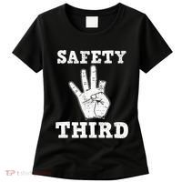 Funny Missing Finger Safety Third Fireworks July 4th Joke Women's T-Shirt thumb 0