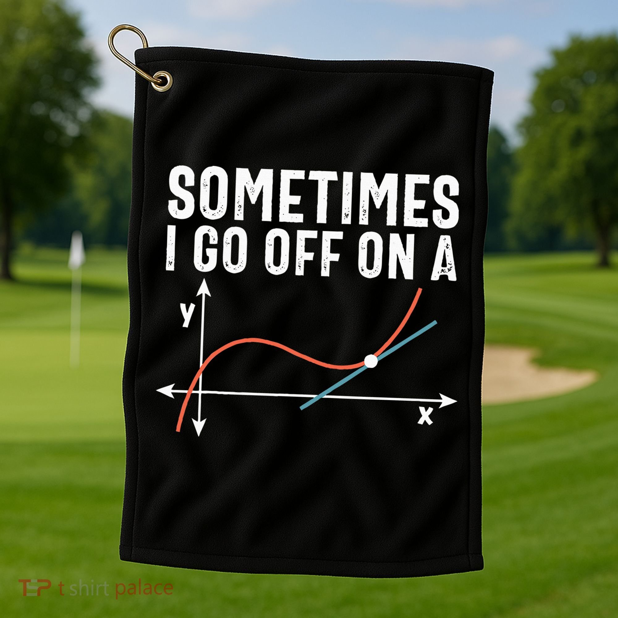 Funny Math Funny Geometry Math Humor Math Pun Math Joke Golf Towel