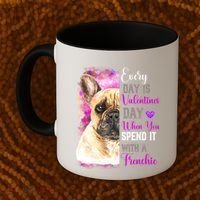 Frenchie Mom Funny Valentines Day Dog Lovers French Bulldog Gift Coffee Mug thumb 2