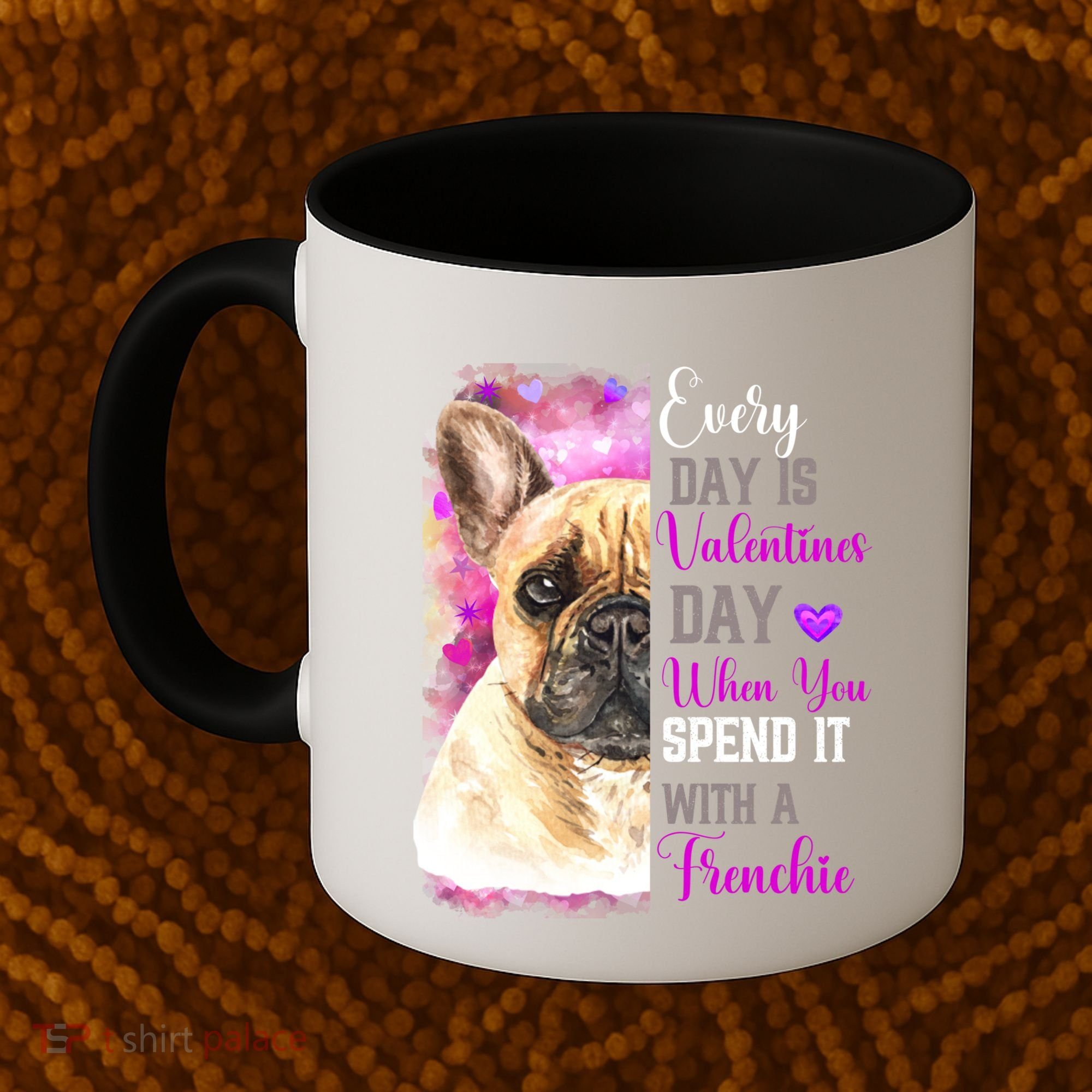 Frenchie Mom Funny Valentines Day Dog Lovers French Bulldog Gift Coffee Mug