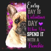 Frenchie Mom Funny Valentines Day Dog Lovers French Bulldog Gift Beanie thumb 2