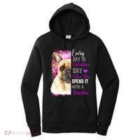 Frenchie Mom Funny Valentines Day Dog Lovers French Bulldog Gift Women's Hoodie thumb 0
