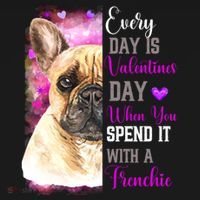 Frenchie Mom Funny Valentines Day Dog Lovers French Bulldog Gift Women's Hoodie thumb 2