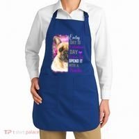 Frenchie Mom Funny Valentines Day Dog Lovers French Bulldog Gift Apron thumb 2