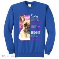 Frenchie Mom Funny Valentines Day Dog Lovers French Bulldog Gift Sweatshirt thumb 0
