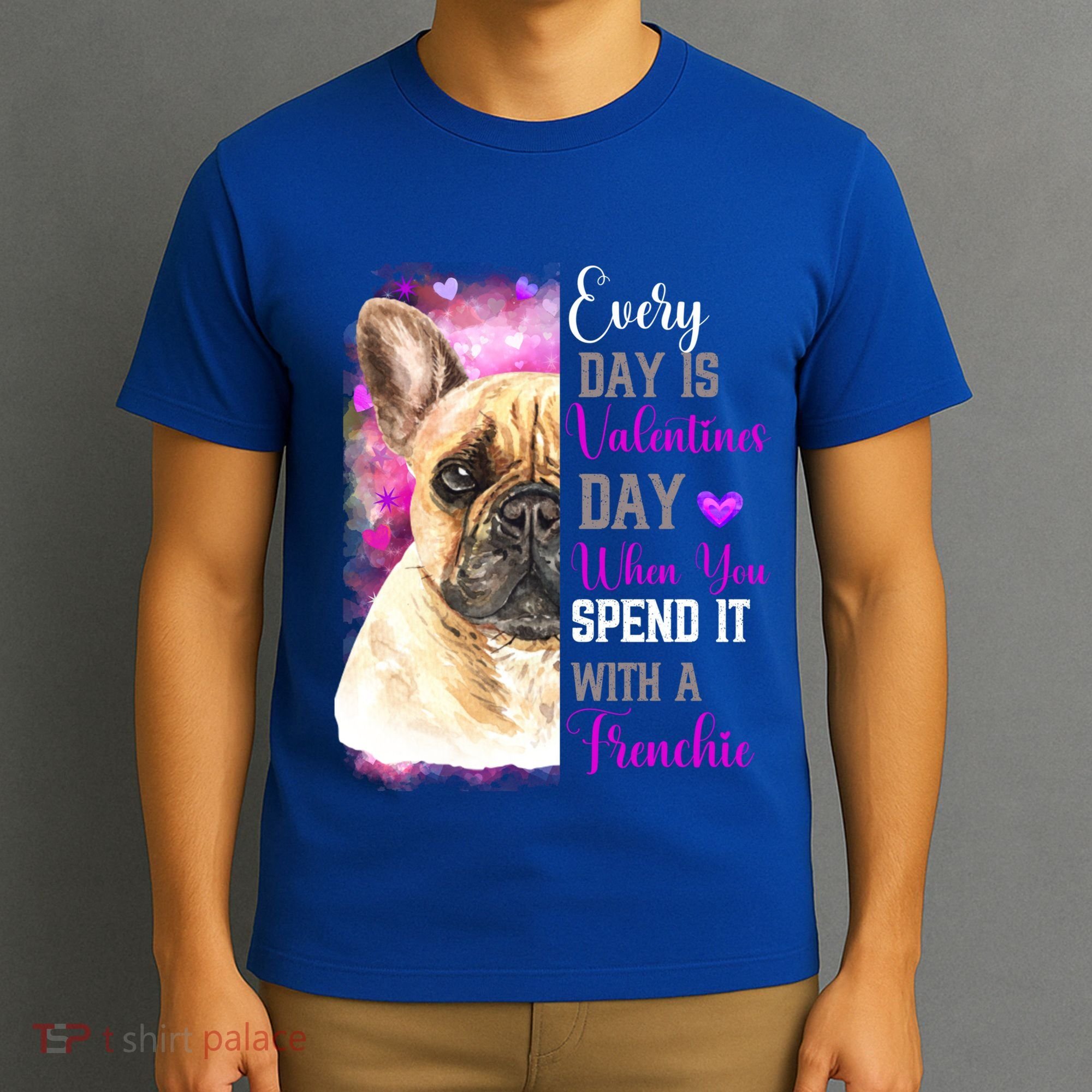 Frenchie Mom Funny Valentines Day Dog Lovers French Bulldog Gift T-Shirt