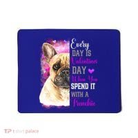 Frenchie Mom Funny Valentines Day Dog Lovers French Bulldog Gift Mousepad thumb 0