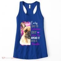Frenchie Mom Funny Valentines Day Dog Lovers French Bulldog Gift Women's Tank Top thumb 0