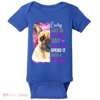 Frenchie Mom Funny Valentines Day Dog Lovers French Bulldog Gift Baby Bodysuit thumb 0