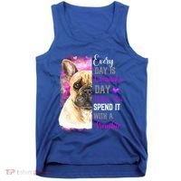 Frenchie Mom Funny Valentines Day Dog Lovers French Bulldog Gift Tank Top thumb 0
