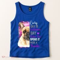 Frenchie Mom Funny Valentines Day Dog Lovers French Bulldog Gift Tank Top thumb 2