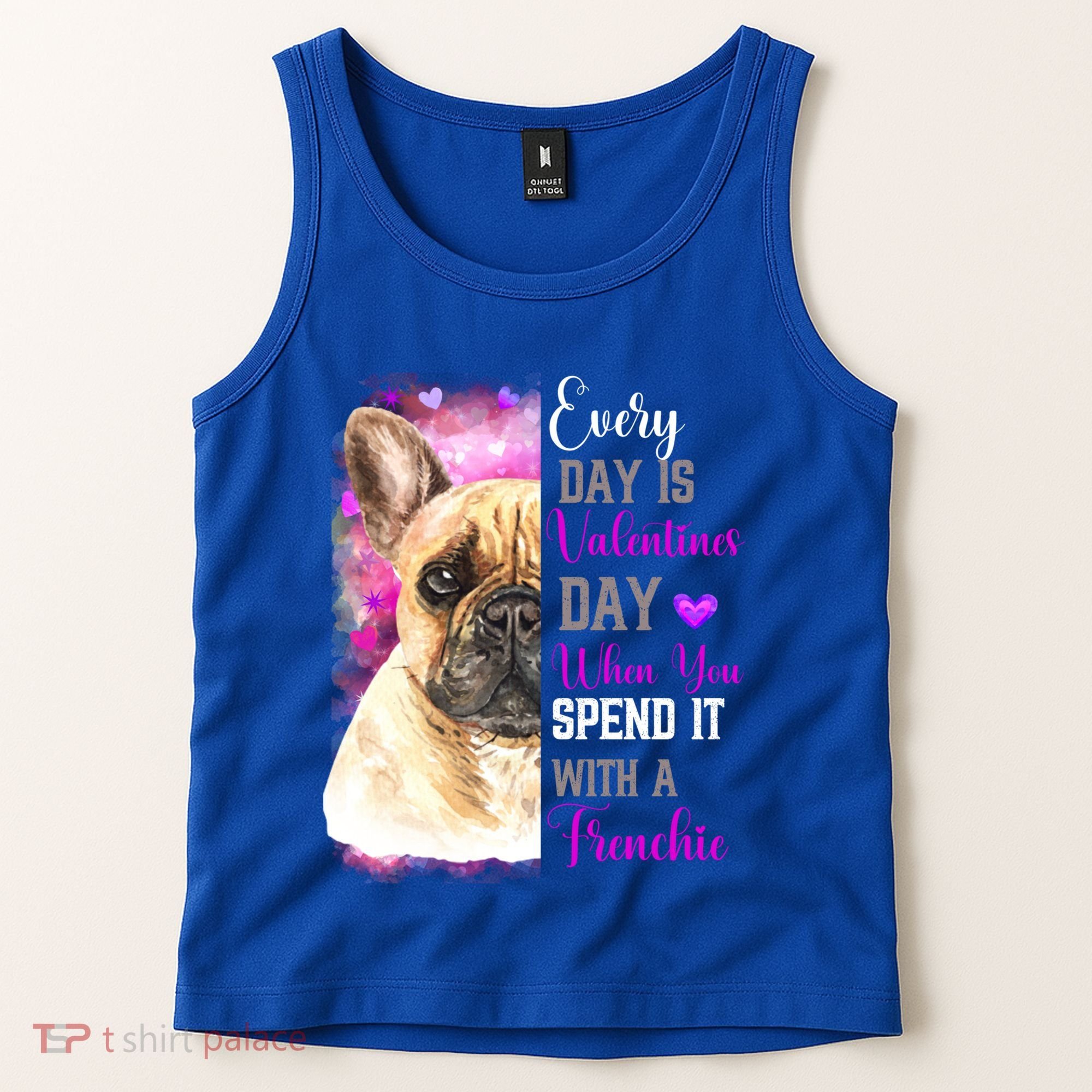 Frenchie Mom Funny Valentines Day Dog Lovers French Bulldog Gift Tank Top