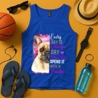 Frenchie Mom Funny Valentines Day Dog Lovers French Bulldog Gift Tank Top thumb 4