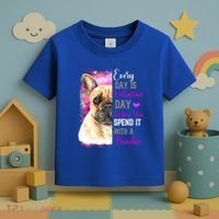 Frenchie Mom Funny Valentines Day Dog Lovers French Bulldog Gift Toddler T-Shirt thumb 3