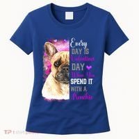 Frenchie Mom Funny Valentines Day Dog Lovers French Bulldog Gift Women's T-Shirt thumb 0