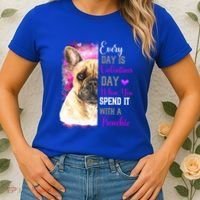 Frenchie Mom Funny Valentines Day Dog Lovers French Bulldog Gift Women's T-Shirt thumb 2