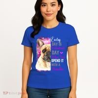 Frenchie Mom Funny Valentines Day Dog Lovers French Bulldog Gift Women's T-Shirt thumb 4
