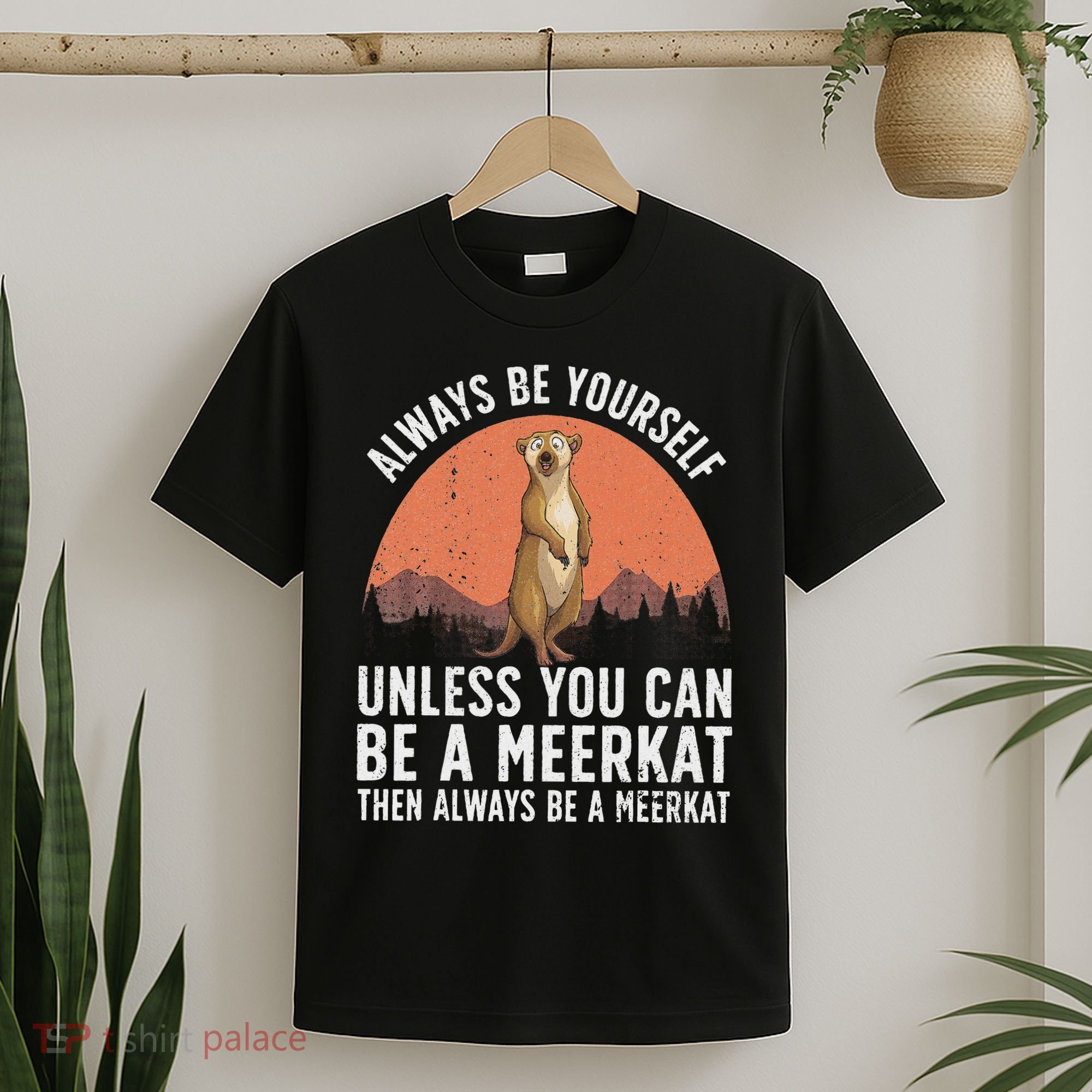 Funny Meerkat For Women Zoo Animal Ferret Meerkat Lovers T-Shirt
