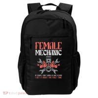 Female Mechanic Funny Car Auto Garage Backpack thumb 0