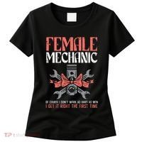 Female Mechanic Funny Car Auto Garage Women's T-Shirt thumb 0