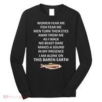 Fear Me Fish Fear Me Turn Their Eyes Away From Me Long Sleeve Shirt thumb 0