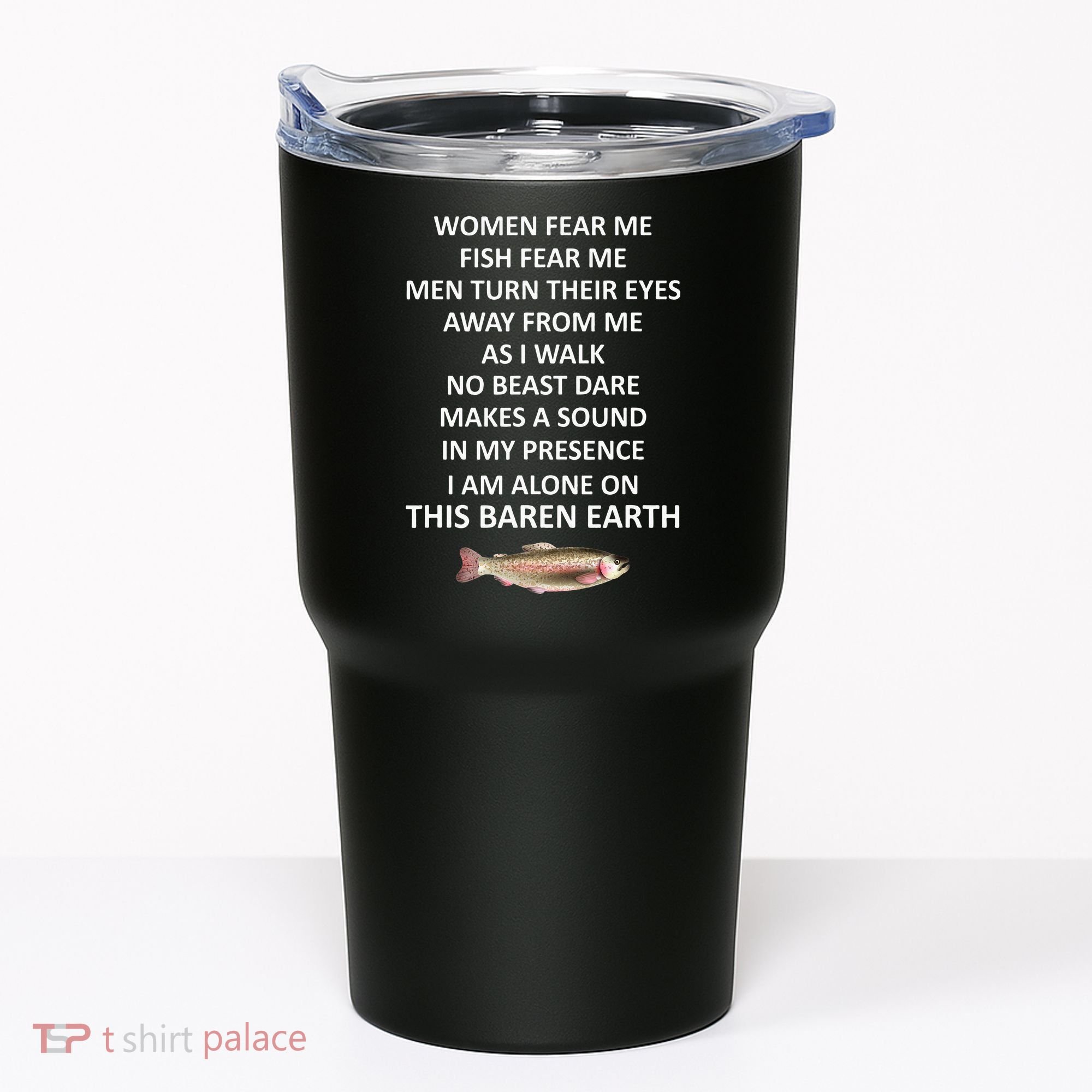Fear Me Fish Fear Me Turn Their Eyes Away From Me Tumbler