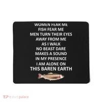 Fear Me Fish Fear Me Turn Their Eyes Away From Me Mousepad thumb 0