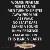 Fear Me Fish Fear Me Turn Their Eyes Away From Me Mousepad thumb 1