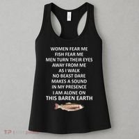 Fear Me Fish Fear Me Turn Their Eyes Away From Me Women's Tank Top thumb 3
