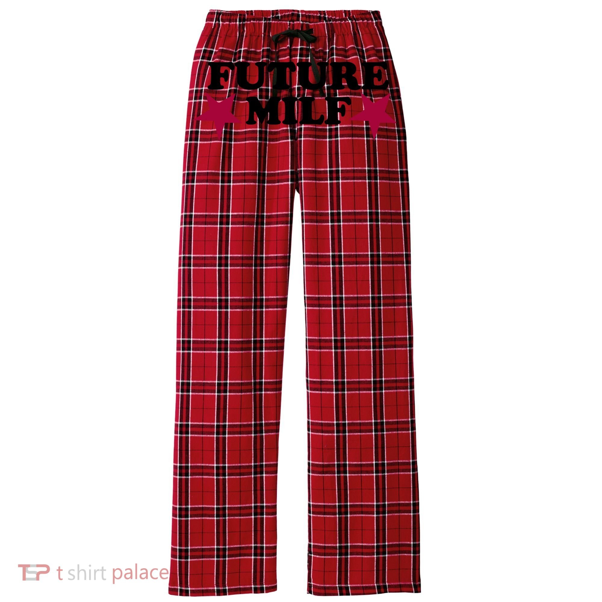 Future Milf Women's Flannel Plaid Pajama Pants