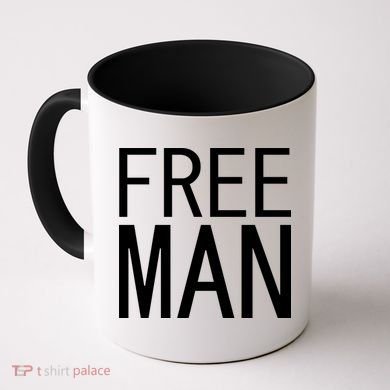 Free Man Coffee Mug