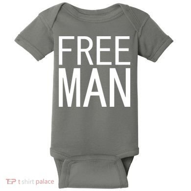 Free Man Baby Bodysuit