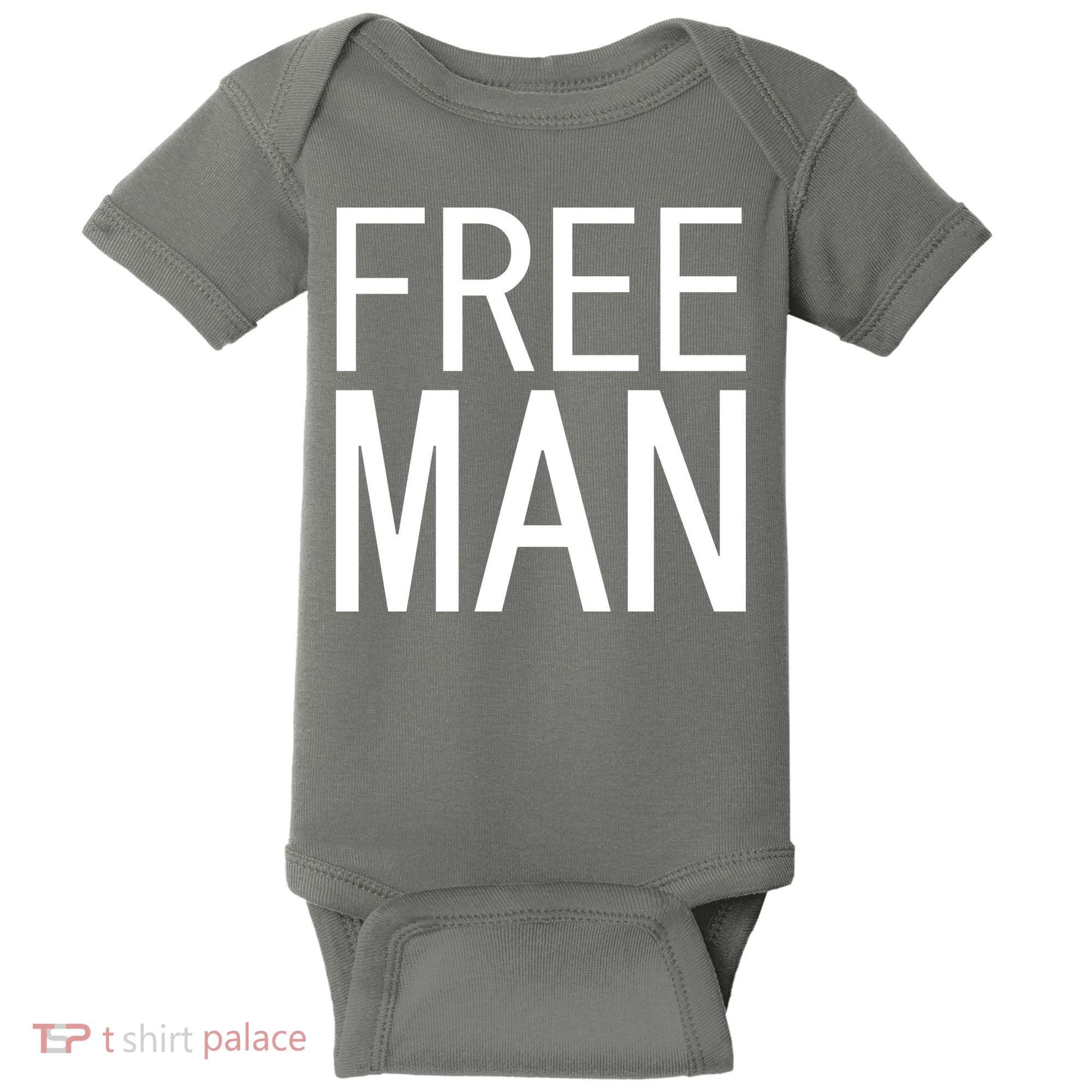 Free Man Baby Bodysuit
